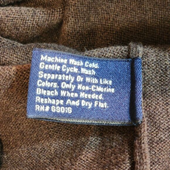 Consensus Sportswear Close-Knit Brown Argyle Pattern Sweater Size Large Mens - Picture 12 of 15